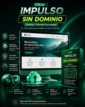 Renovación Anual Plan Impulso SIN Dominio